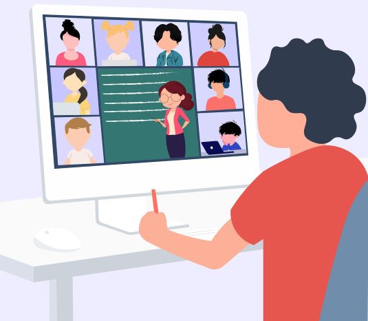 Photo of virtual meeting